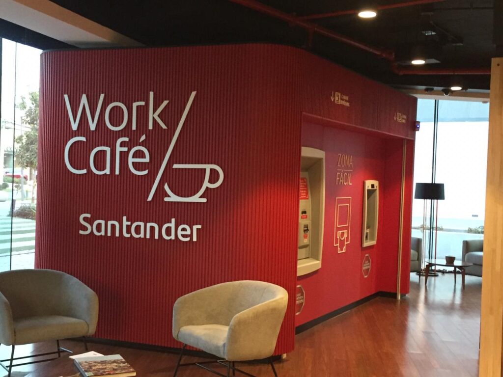 Work Cafe Banco Santander Quadrolines jpeg