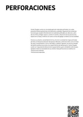 Terminaciones y Materialidades - Perforaciones Interior