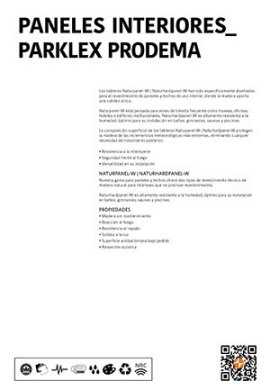 Revestimientos Interiores de Muro - PARKLEX PRODEMA
